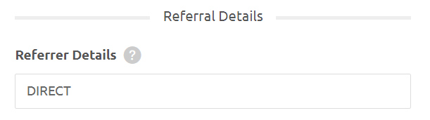 Refer & Earn : Referrer Details Section