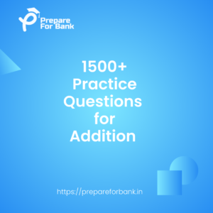 1500+ Addition Questions for Competitive exams.